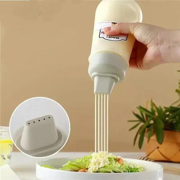 4 Hole Squeeze Sauce Bottle - Image 2