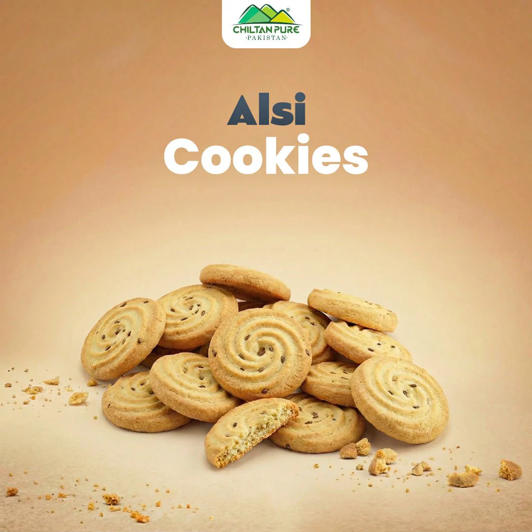 Alsi Biscuit / Alsi Cookies / Made With Organic Desi Butter, Bakery Biscuit - Image 2