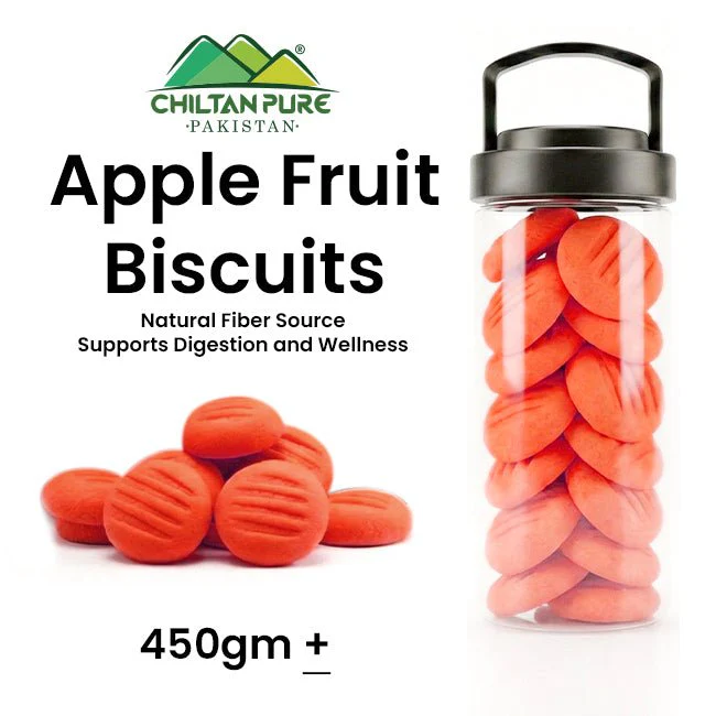 Apple Fruit Biscuit / Apple Fruit Cookies / Made With Organic Desi Butter, Bakery Biscuit