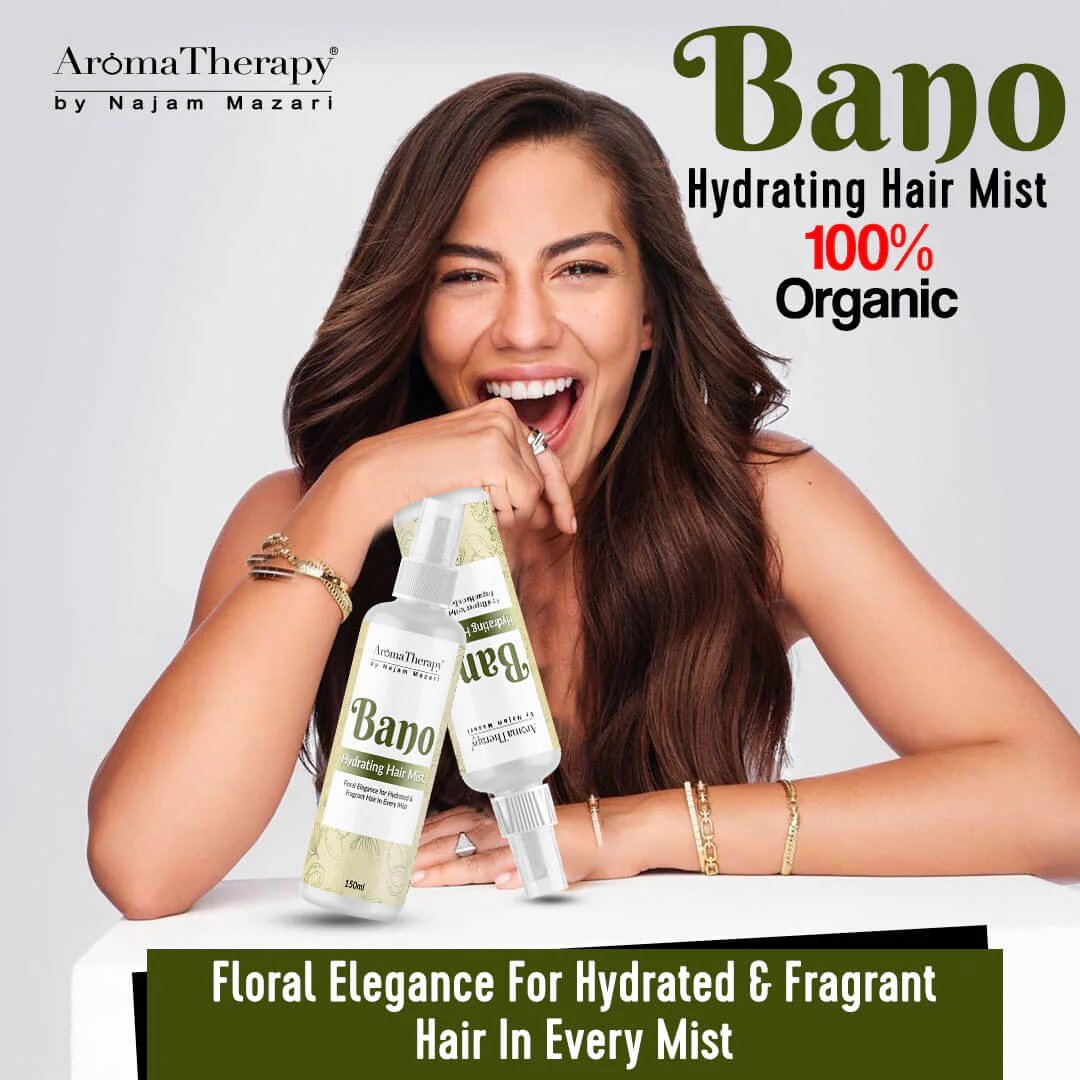 Bano Hydrating Hair Mist - Floral Elegance for Hydrated & Fragrant Hair in Every Mist - 💯Organic - Image 2