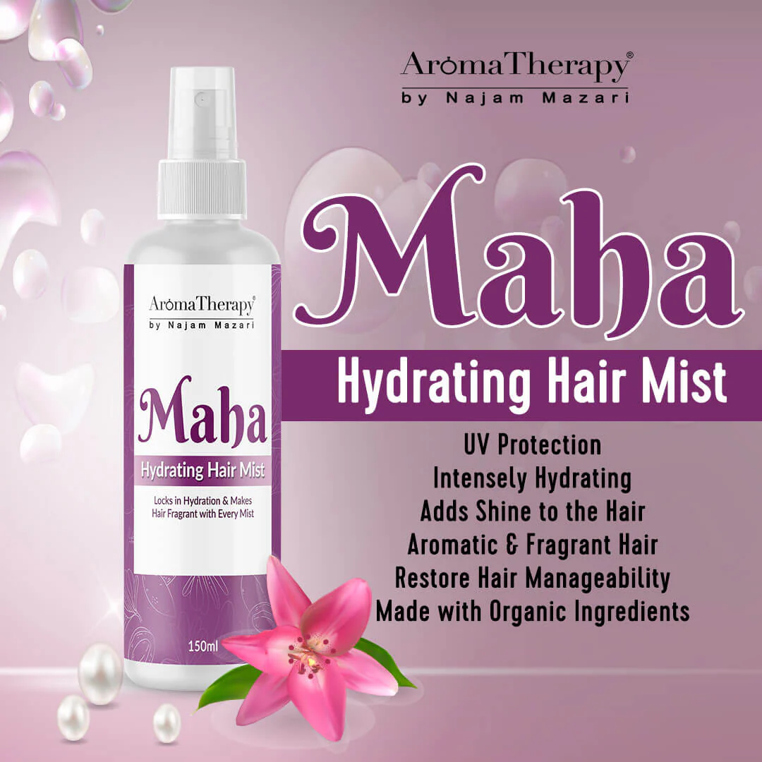 Maha Hydrating Hair Mist - Locks in Hydration & Makes Hair Fragrant with Every Mist-💯Organic - Image 3