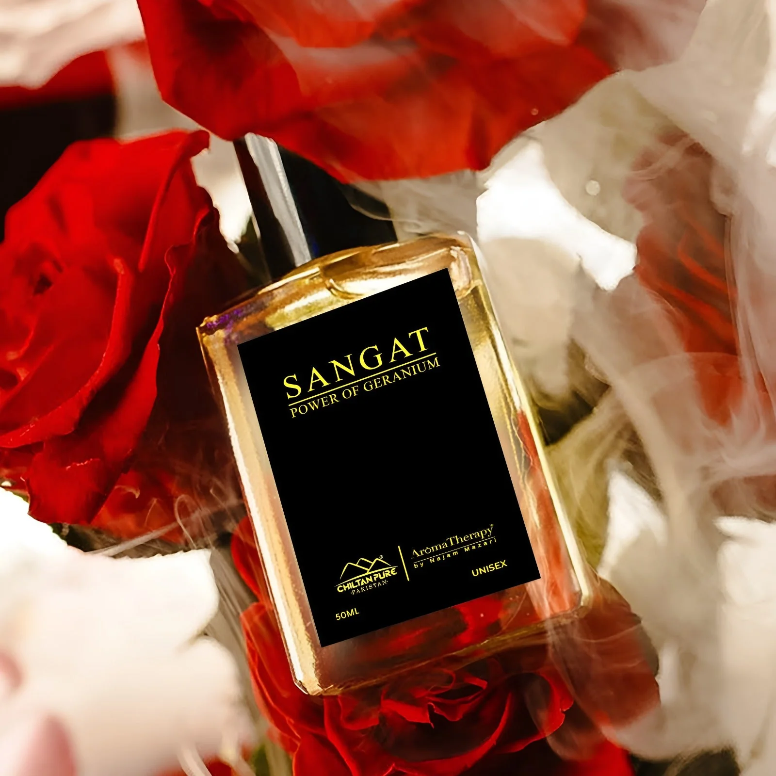 Sangat Natural Perfume -Made With Geranium - A Powerful Fragrance to Inspire (Mont Blanc) - Image 2