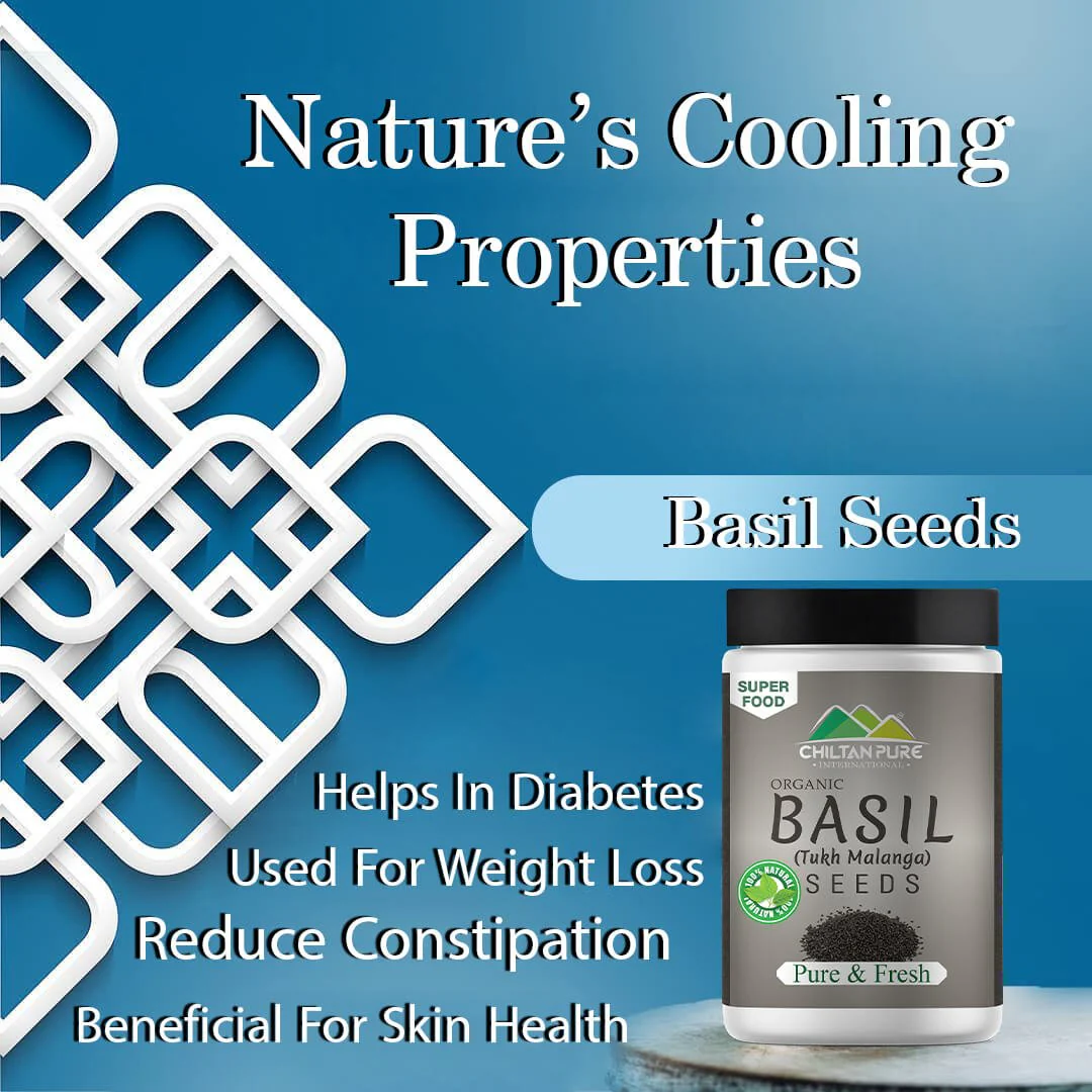 Basil Seeds (Tukh Malanga) – With Nature’s Cooling Properties [تخم ملنگا] 220gm - Image 3