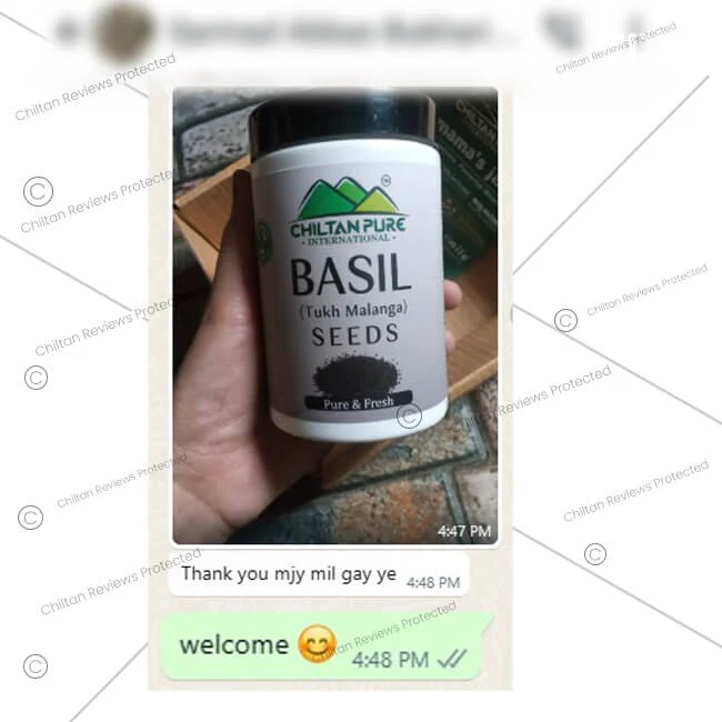 Basil Seeds (Tukh Malanga) – With Nature’s Cooling Properties [تخم ملنگا] 220gm - Image 5