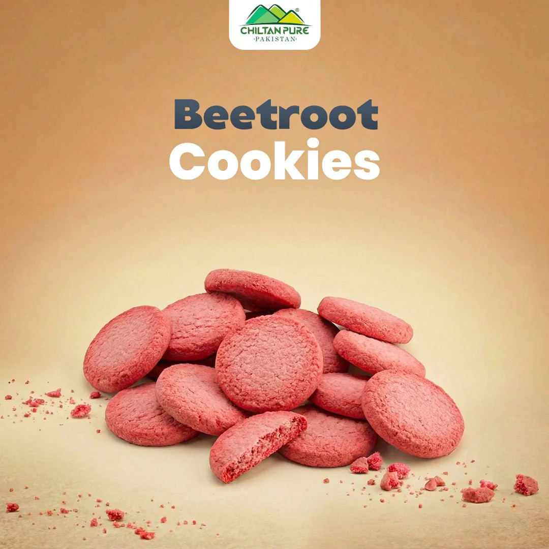 Beetroot Biscuit / Beetroot Cookies / Made With Organic Desi Butter, Bakery Biscuit - Image 2