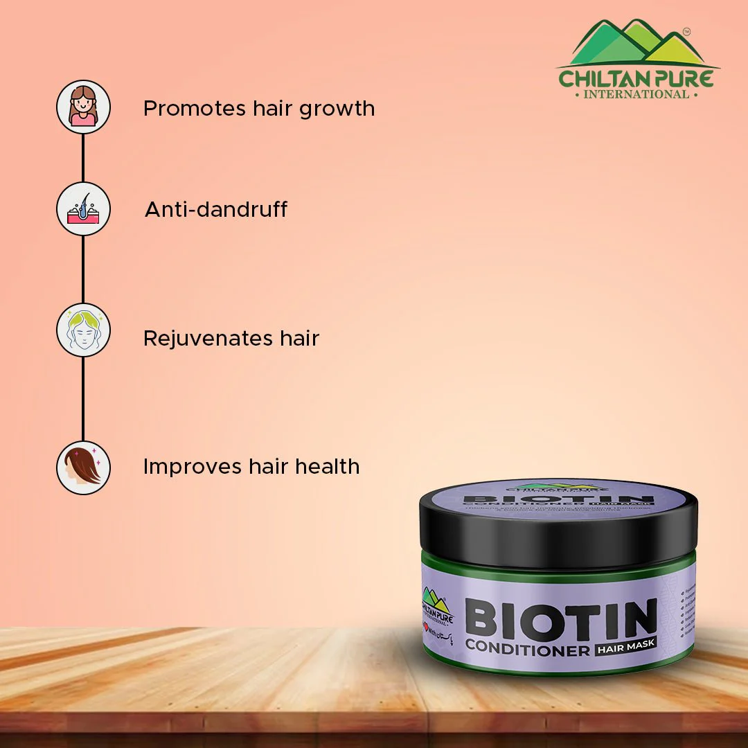 Biotin Conditioner Hair Mask – Boosts Hair Growth, Reduce Hair Breakage, Improves Hair Health & Add Volume to Hair 250ml,, Doctor's 👨‍⚕️ Recommended - Image 3