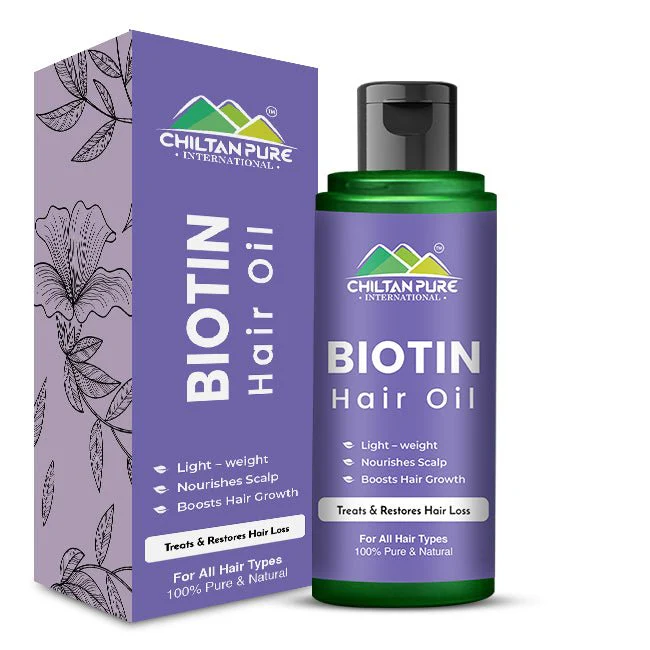 Biotin Hair Oil β Boosts Hair Growth, Deep Hair Treatment, Anti-Dandruff, Makes Hair Smooth & Shiny,, Doctor's π¨ββοΈ Recommended