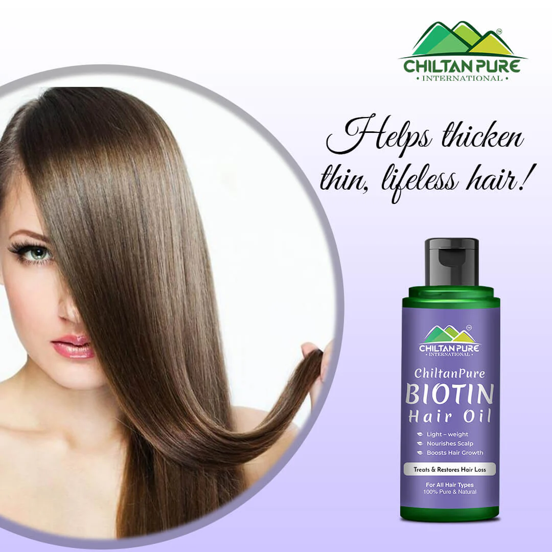 Biotin Hair Oil β Boosts Hair Growth, Deep Hair Treatment, Anti-Dandruff, Makes Hair Smooth & Shiny,, Doctor's π¨ββοΈ Recommended - Image 3
