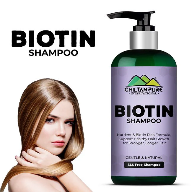 Biotin Shampoo In Pakistan – Hydrates Scalp, Promotes Healthy Hair Growth, Reduce Split Ends & Prevents Hair Breakage 260ml, Doctor's 👨‍⚕️ Recommended