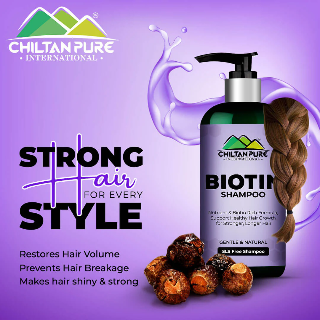 Biotin Shampoo In Pakistan – Hydrates Scalp, Promotes Healthy Hair Growth, Reduce Split Ends & Prevents Hair Breakage 260ml, Doctor's 👨‍⚕️ Recommended - Image 10