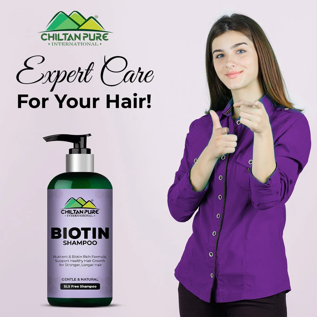 Biotin Shampoo In Pakistan – Hydrates Scalp, Promotes Healthy Hair Growth, Reduce Split Ends & Prevents Hair Breakage 260ml, Doctor's 👨‍⚕️ Recommended - Image 5