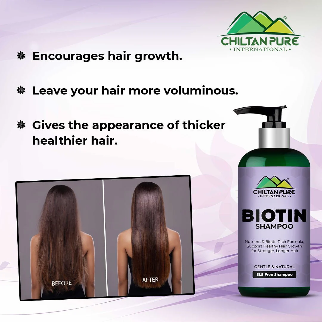 Biotin Shampoo In Pakistan – Hydrates Scalp, Promotes Healthy Hair Growth, Reduce Split Ends & Prevents Hair Breakage 260ml, Doctor's 👨‍⚕️ Recommended - Image 6