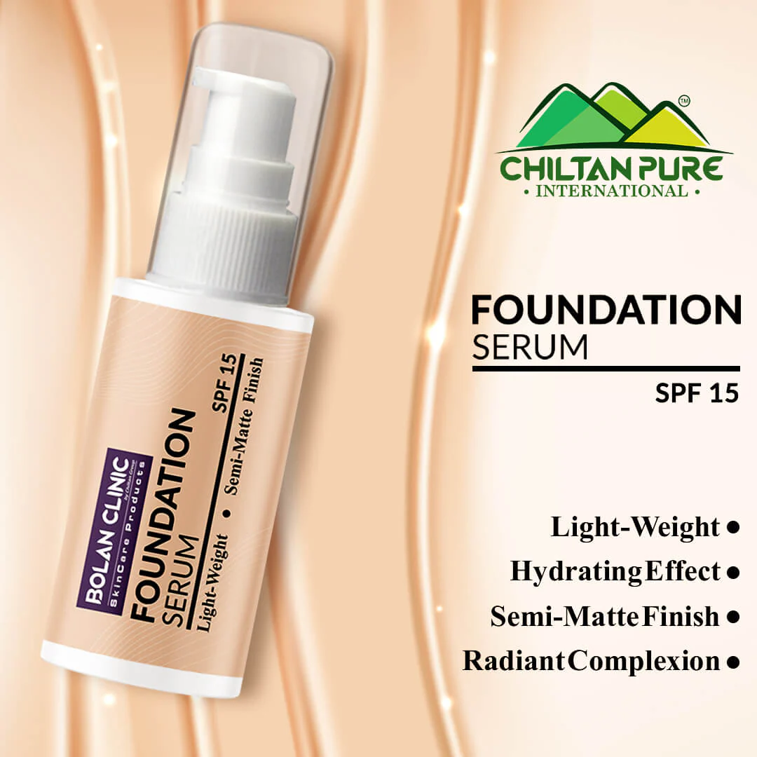 Foundation Serum (SPF15) - Lightweight, Protect From Sun Damage, Conceals Flaws, and Provides Full Blendable Coverage For Semi-Matte Finish - Image 2