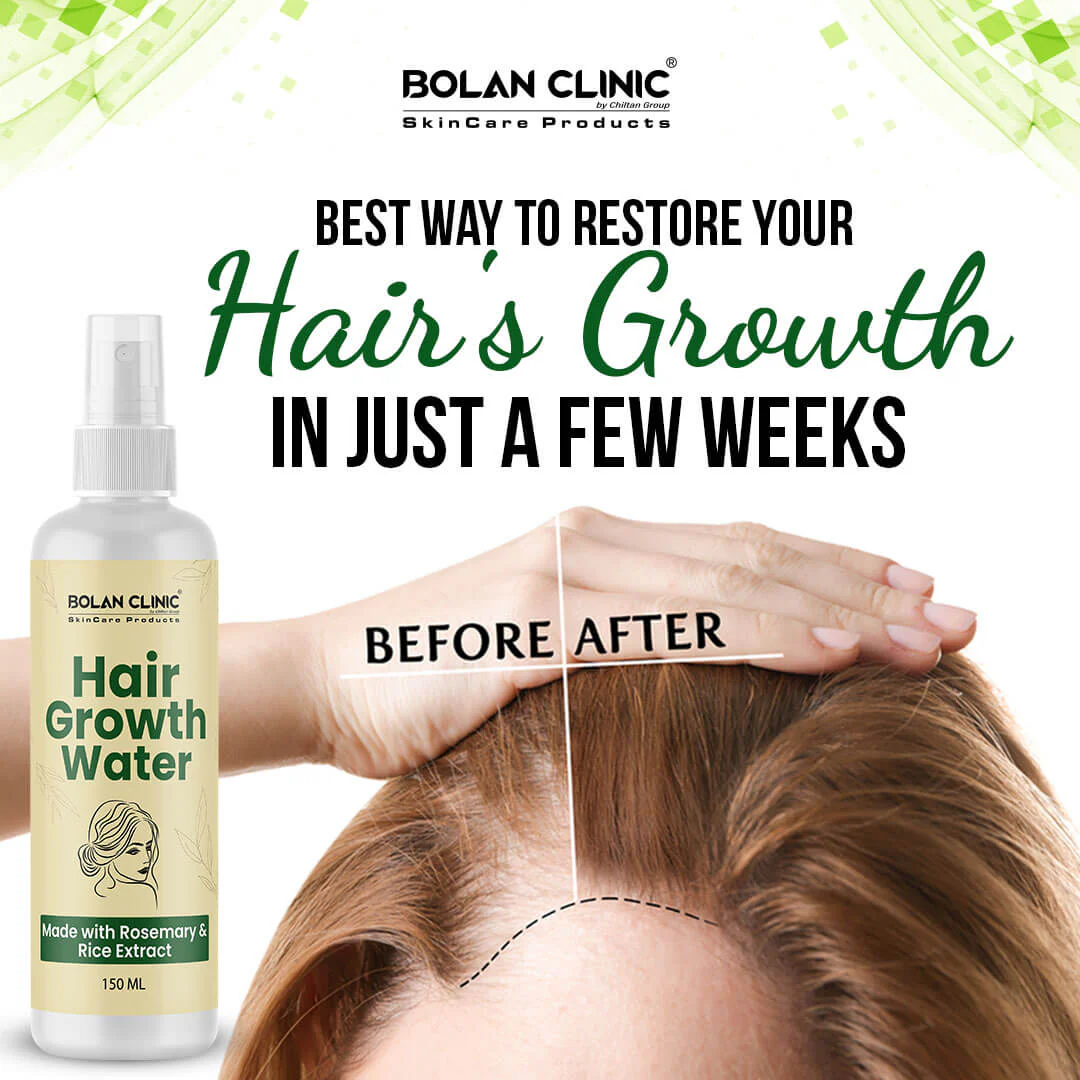 Hair Growth Water - Nourishes Scalp, Encourages Healthy Hair Growth, Prevents Hair Loss, Makes Hair Shiny & Smooth - Image 2