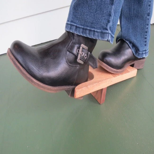Boot Jack / Wood Boot Remover / Extra Wide Boot Puller for Taking off Boots / Shoes Remover - Image 3