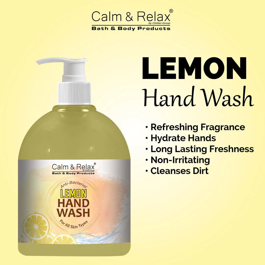 Lemon Handwash - Long Lasting Freshness, Moisturize & Nourish Hands - Image 3