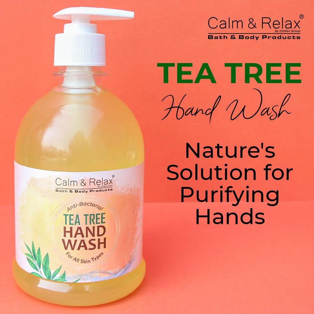 Tea Tree Hand Wash - Fights Bacteria, Removes Dirt & Impurities from Hands - Image 3