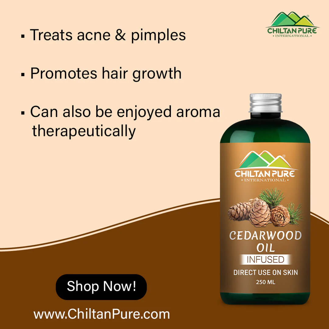 Cedarwood Oil – Healthy skin best friend – Contains anti-inflammatory properties, cure acne, Helpful for alleviating and reducing stubborn breakouts – 100% pure organic [Infused] 200ml - Image 4