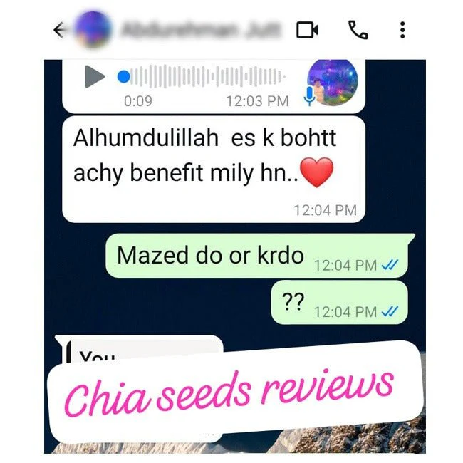 Chia Seeds چیا سیڈز – High in Fiber, Protein & Aid in Weight Loss / تخم میکسیکو - Image 4
