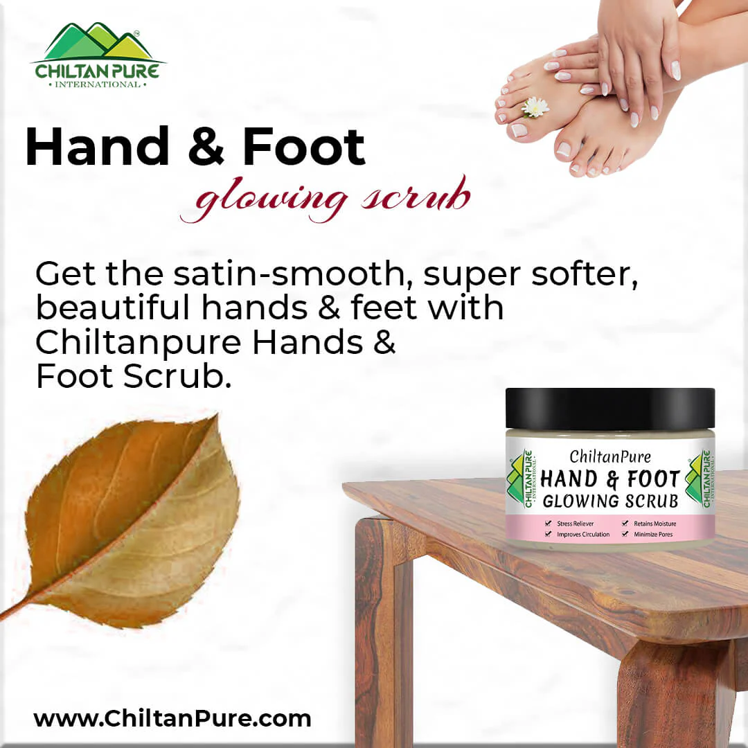 Hand & Foot Glowing SCRUB 🦶✋ Formulated With Multi-Vitamins & Glowing Agents, Moisturizes, Soothes & Improves Skin Texture, Makes Skin Soft & Glowing - Image 3