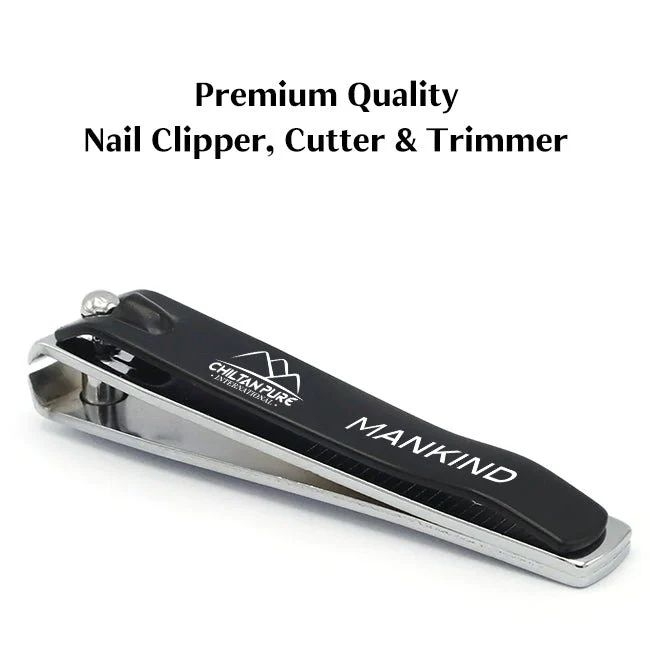 Chiltan-Mankind Nail Clipper Nail Cutter Nail Trimmer - Export Quality Stainless Steel, Durable Ultra Sharp Curved Edges Cutter, Ideal for Trimming Fingernails & Toe Nail