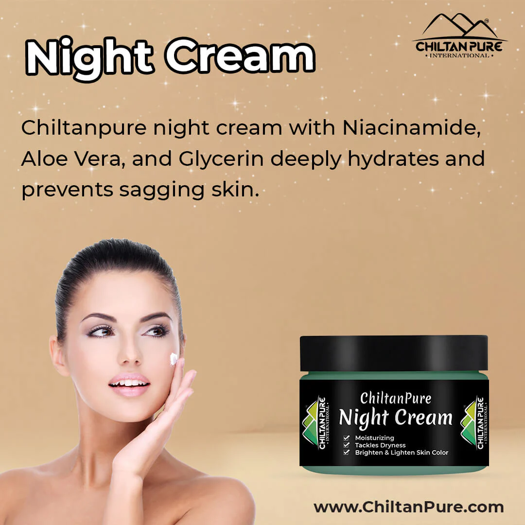 Night Cream 🌙 Boosts Collagen, get Glowing skin, Tackles dryness & Prevents Skin from Sagging 100% Natural & Safe,, 5️⃣ ⭐⭐⭐⭐⭐ RATING - Image 3