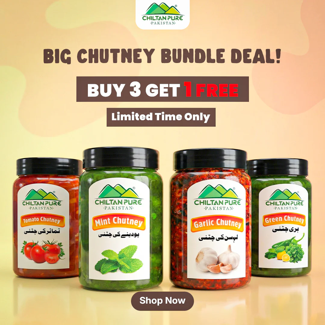 Bundle Of 4 Chutney At The Price Of 3 / Green Chutney / Garlic Chutney / Mint Chutney / Tomato Chutney - Image 2