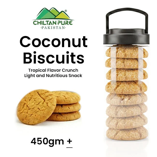 Coconut Biscuit / Coconut Cookies / Made With Organic Desi Butter, Bakery Biscuit