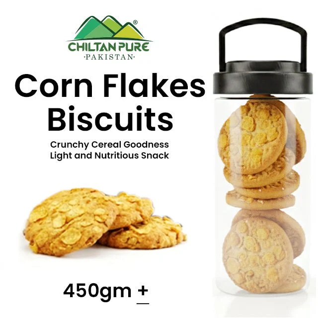 Corn Flakes Biscuit / Corn Flakes Cookies / Made With Organic Desi Butter, Bakery Biscuit