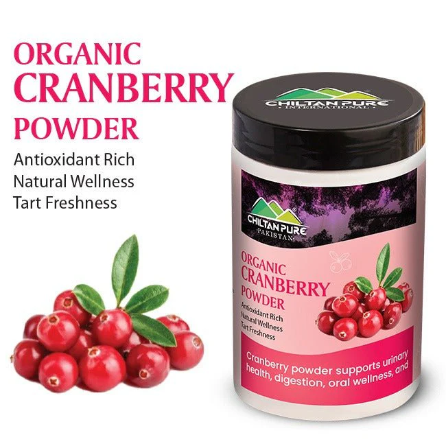 Organic Cranberry Powder / کرینبیری پاؤڈر / Antioxidant Rich Natural Wellness Tart Freshness