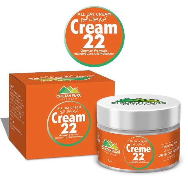 Cream 22 - perfect for dry, rough, sensitive skin or Intensive Care & Protection / CREME