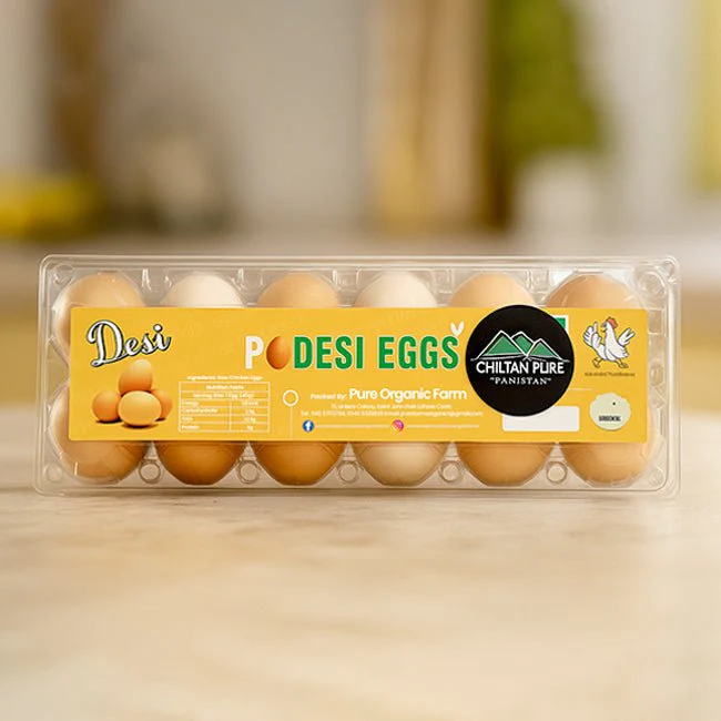 Desi Eggs / Free-Range Eggs / Organic / 1 Dozen (12egg)