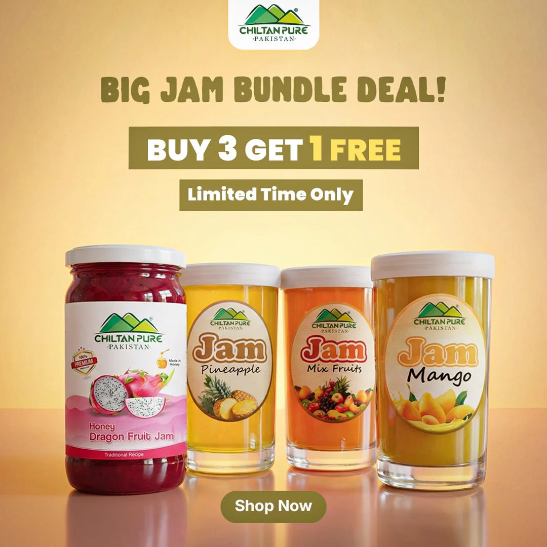Dragon Fruit Jam (Made in Honey) / پٹہایا جام / Pitahaya Phal / 630gm - Image 2