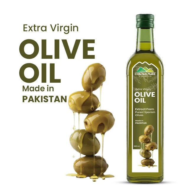 Extra Virgin Olive Oil / ایکسٹرا ورجن زیتون آئل / Glass Bottle 500ml