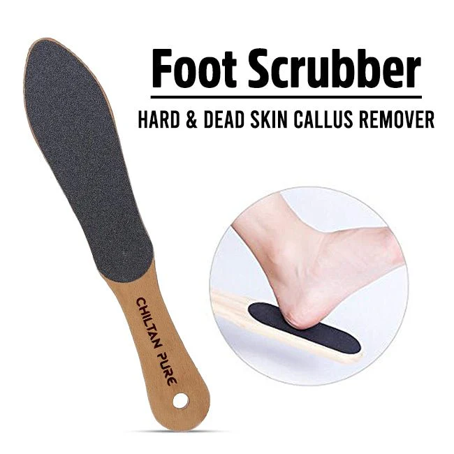Foot Scrubber - Removes Dead Skin, Boosts Blood Circulation, A Relaxing Experience For Healthier & Smoother Feet
