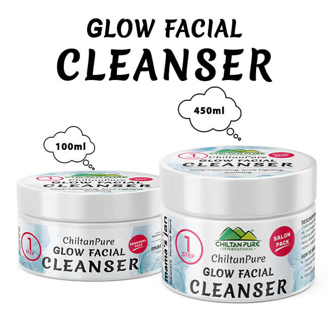 Glow Facial Cleanser – Deep Cleansing, Soothing, Fights Acne, Illuminates Skin & Allows Skin to Breathe