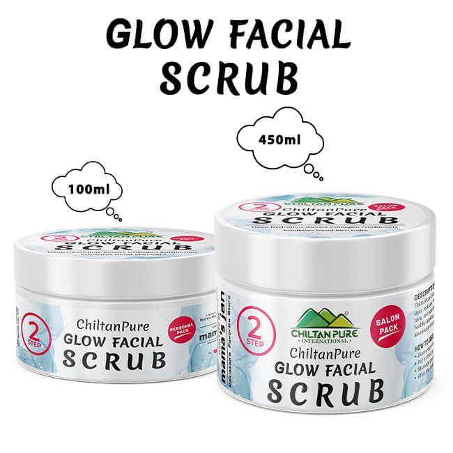 Glow Facial Scrub – Deep Hydration, Unclog Pores, Exfoliates Dead Skin Cells, Boosts Collagen Production & Makes Skin Glowy!!