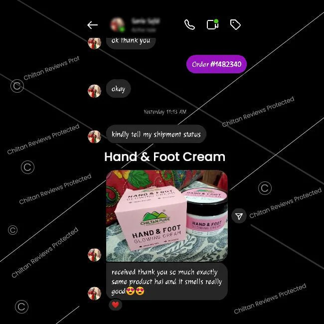 Hand & Foot Glowing CREAM 🦶✋ Formulated With Multi-Vitamins & Glowing Agents, Moisturizes, Soothes & Improves Skin Texture, Makes Skin Soft & Glowing - Image 5