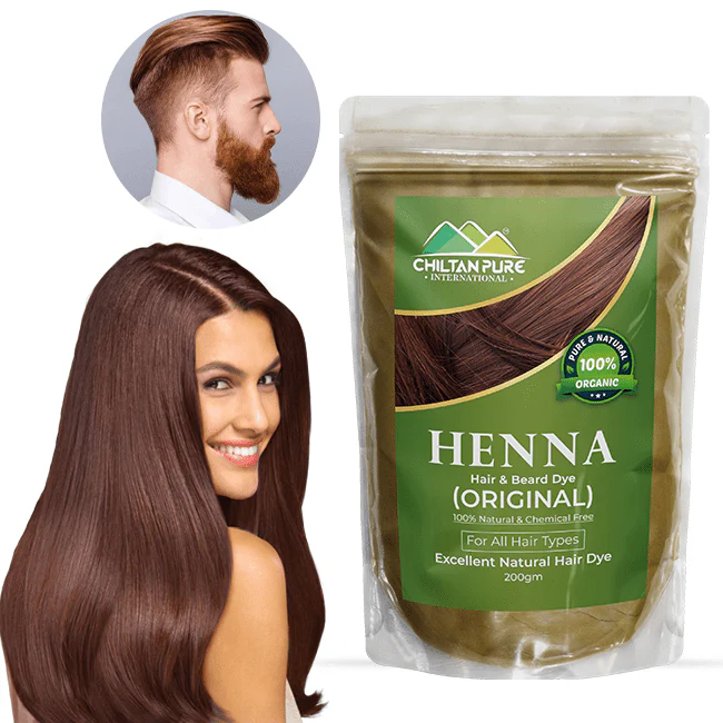 Organic Henna / Mehndi مہندی Hair & Beard Dye - 100% Natural & Chemical Free
