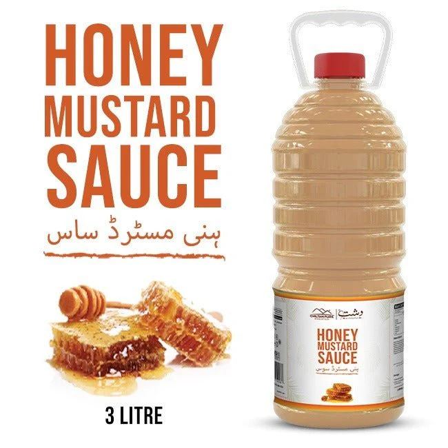 Honey Mustard 3 Liter Institutional Bulk For HORECA Family, Hotels, Restaurants, Catering ,Cafes
