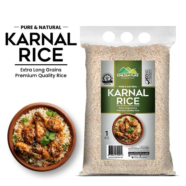 Karnal Rice / (کرنل چاول) /  Long Grain Fragrant Premium Quality & Rich Flavor 🌾✨ 1kg