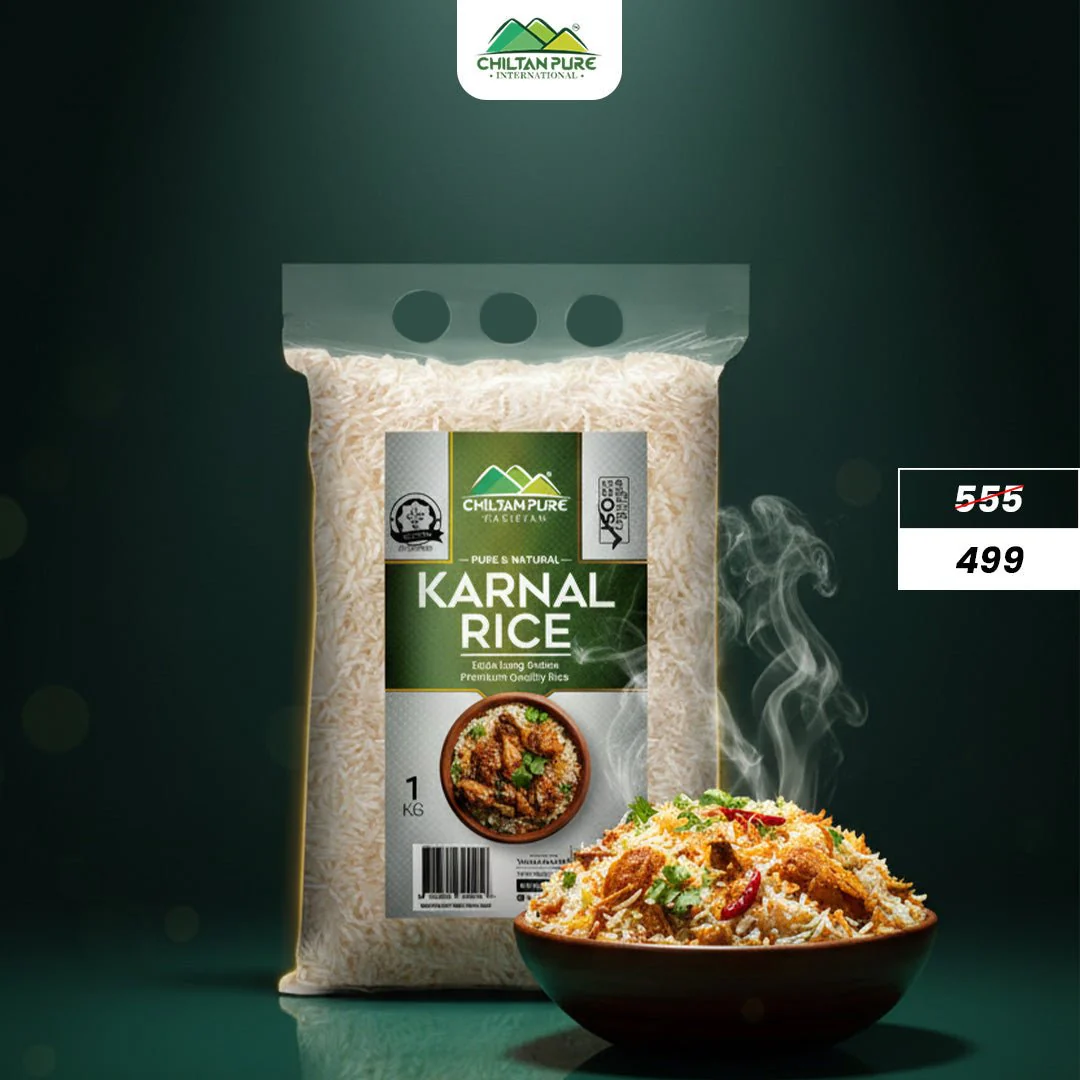 Karnal Rice / (کرنل چاول) /  Long Grain Fragrant Premium Quality & Rich Flavor 🌾✨ 1kg - Image 2