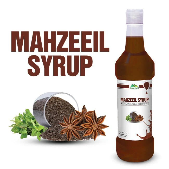 MAHZEEIL Syrup - Sherbet  Herbal Tonic for Weight Loss and Liver Health 100% Organic