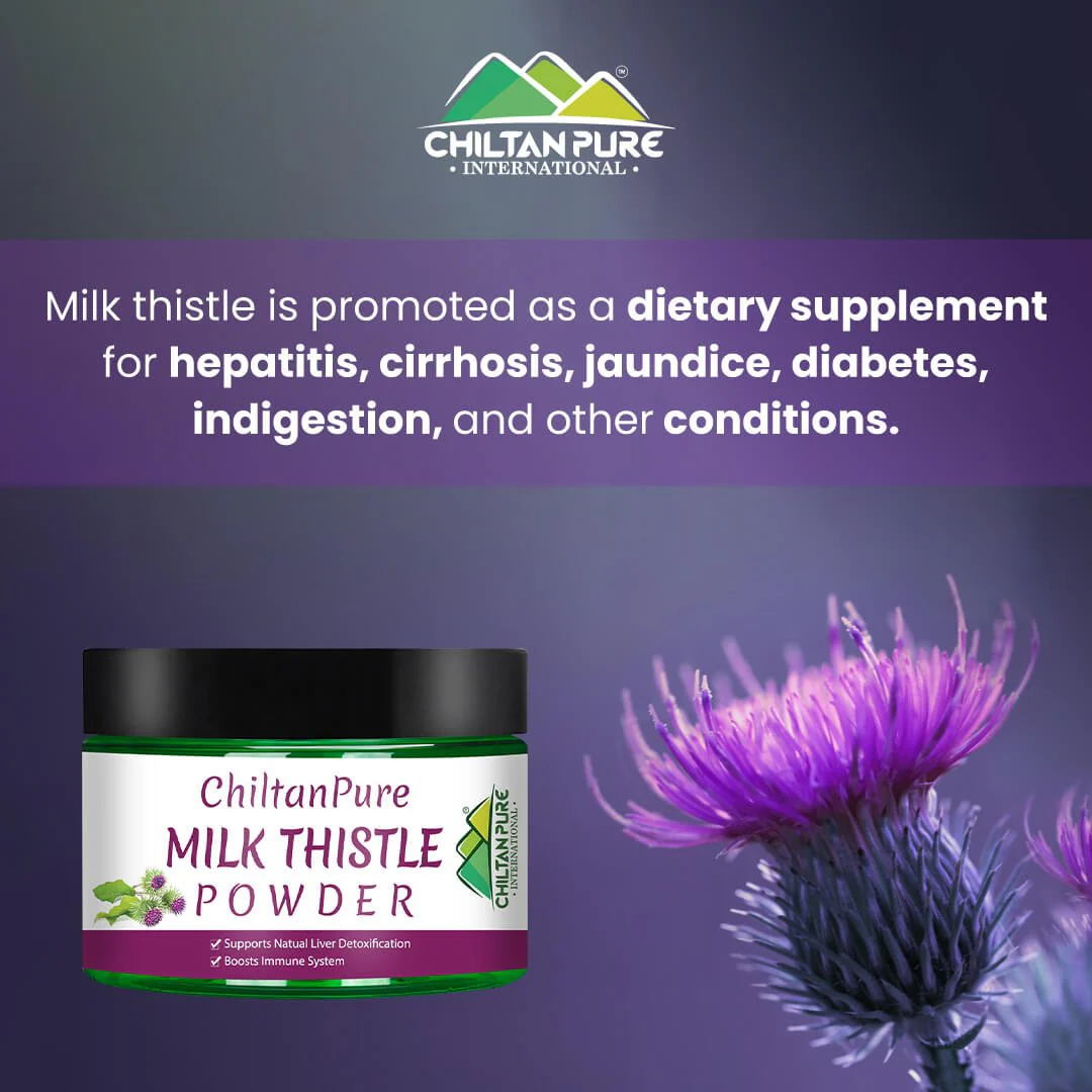Milk Thistle Powder – Supports Natural Liver Detoxification, Boosts Milk Production & Immune System, Good for Bones - Image 4