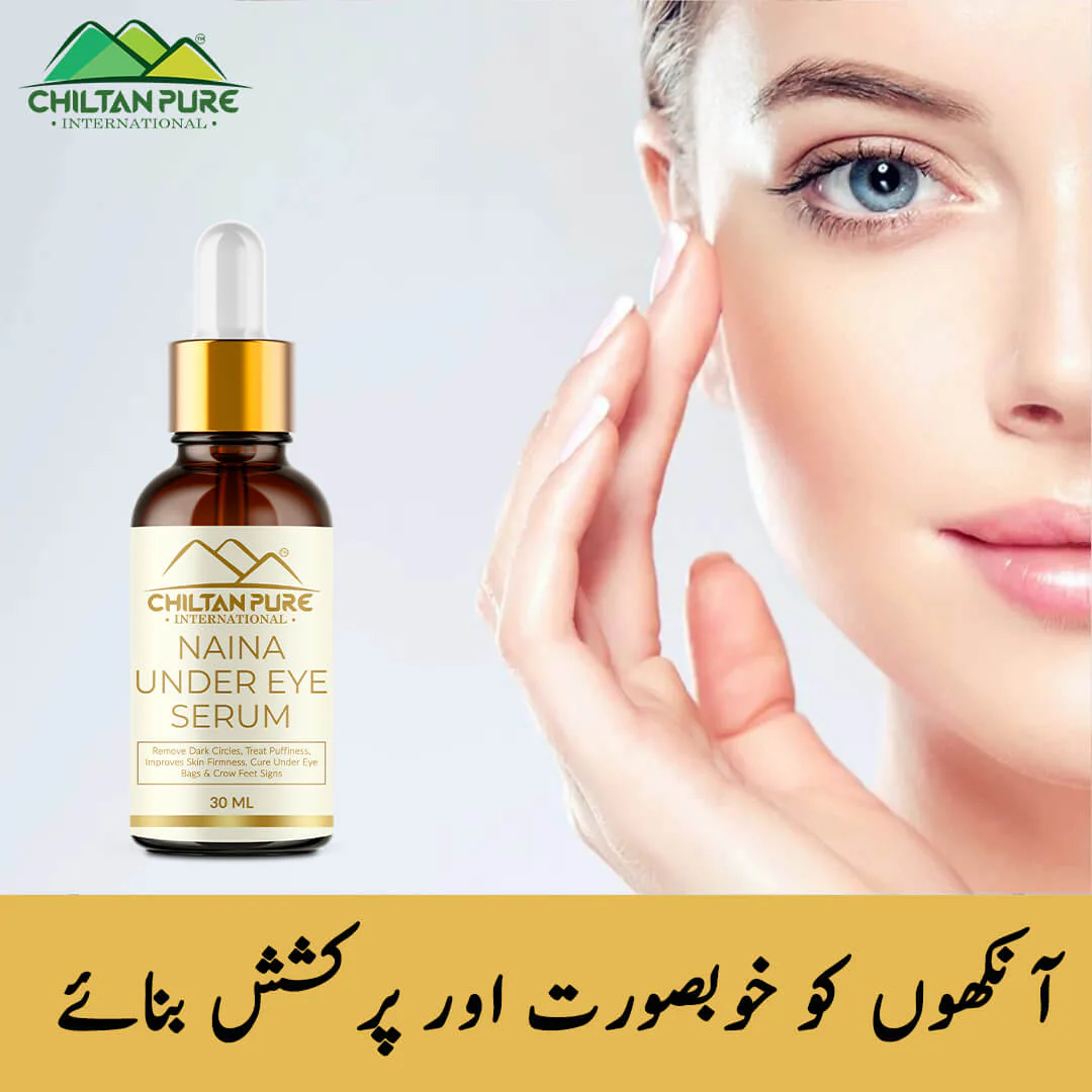 Naina Under Eye Serum – For Firm Delicate Skin, Support firm refreshed look – Reduce fine lines, Dark circles & Puffiness (100% result) - Image 2