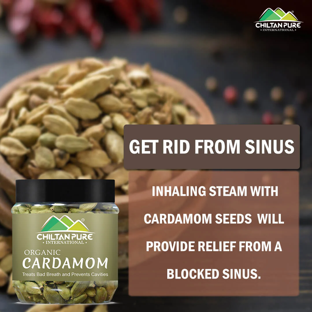 Organic Cardamom Seeds – Helps with digestive problem, lower blood sugar levels, treats bad breath – 100% pure organic - Image 3