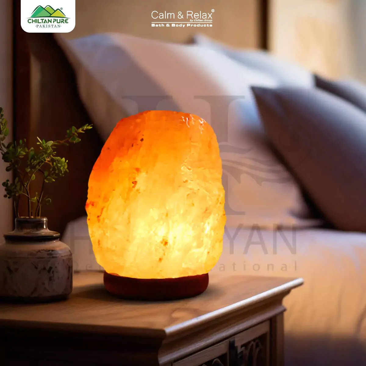Pure Himalayan Pink Salt Lamp (5-7 Kg – Medium Size) – Your Natural Air Purification System