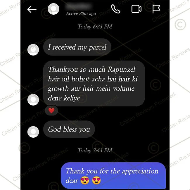 Rapunzel Hair Oil - Combinations of Different Herbal Oils, Prevents From Dandruff Hair Fall, Improves Hair Growth &amp; Promotes Shiny, Strong Hair,,♀️👩 Women's First Choice - Image 7