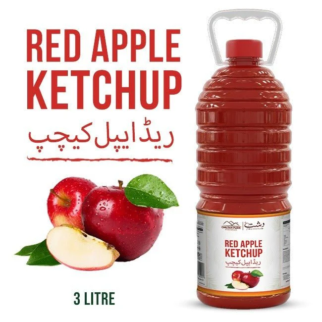 Red Apple Ketchup 3 Liter Institutional Bulk For HORECA Family, Hotels, Restaurants, Catering ,Cafes