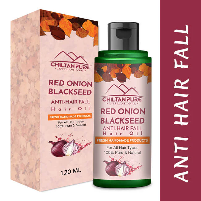 Red Onion Blackseed Oil- Enhances Hair Growth, Anti-Hair fall, Prevents Premature Hair Growing, Makes Hair Strong & Glossy
